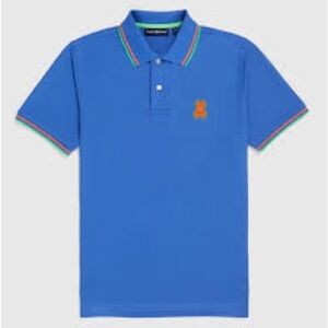 Psycho Bunny Banks Pique polo shirt blue boys XL 18-20 youth short sleeve